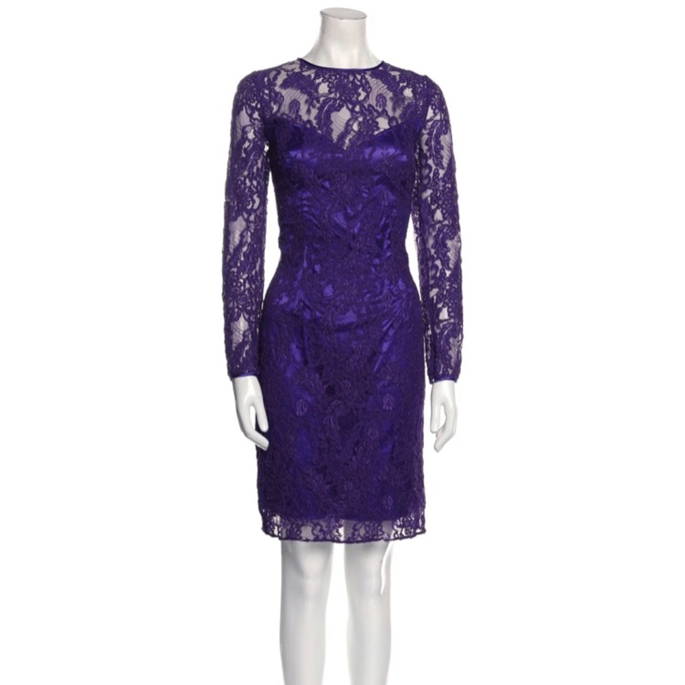 Carmen Marc Valvo Lace Dress